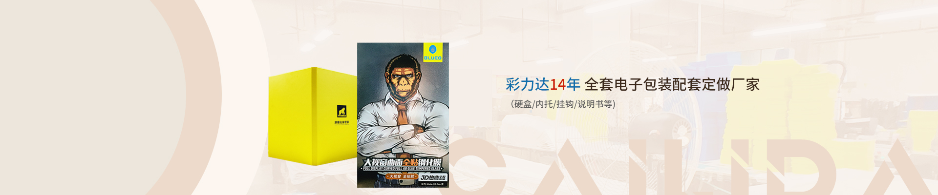 彩力達14年 全套電子包裝配套定做廠家